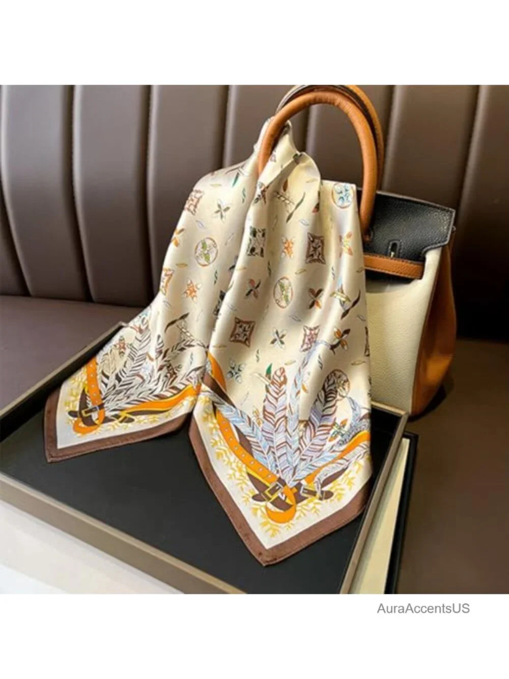 100% Mulberry Silk 21x21 Hair Neck Scarf